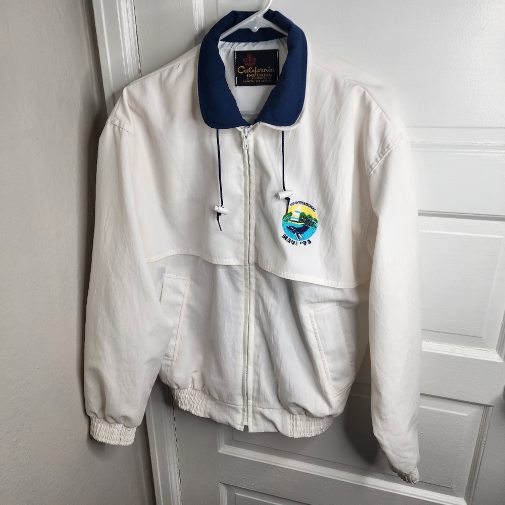 Vintage Maui Invitational 93 Hawaii Windbreaker California Imperial Medium